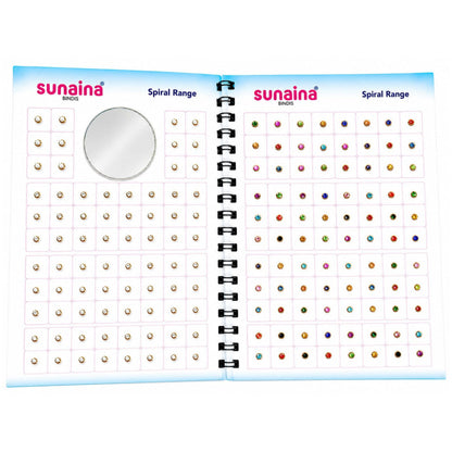 Sunaina Premium Multicolor Stone & Pearl Bindi Book for Women & Girls
