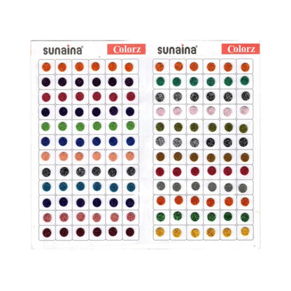 Sunaina Colorz Multicolor Glitter Bindi