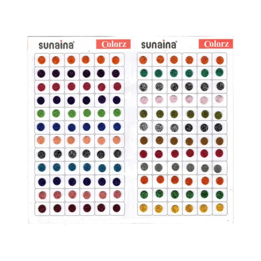 Sunaina Colorz Multicolor Glitter Bindi