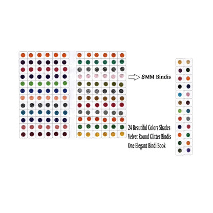 Sunaina Colorz Multicolor Glitter Bindi