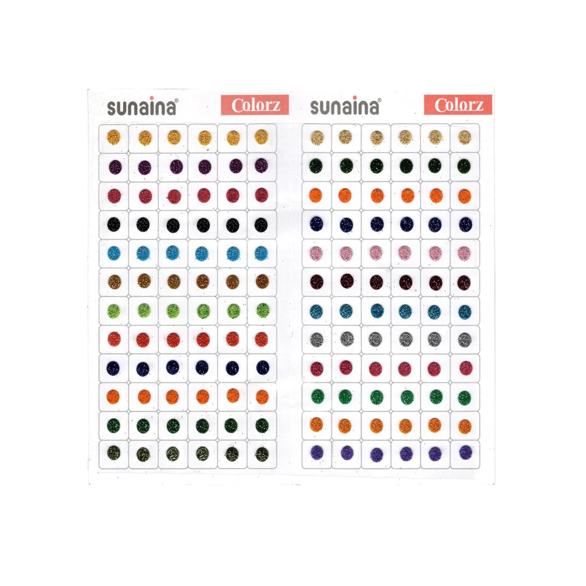 Sunaina Colorz Multicolor Glitter Bindi