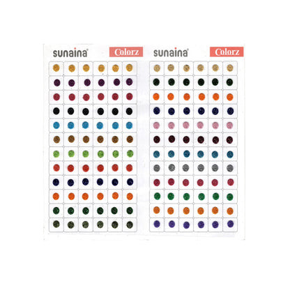 Sunaina Colorz Multicolor Glitter Bindi