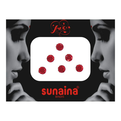 Sunaina Designer Medium Size Red Round Bindi