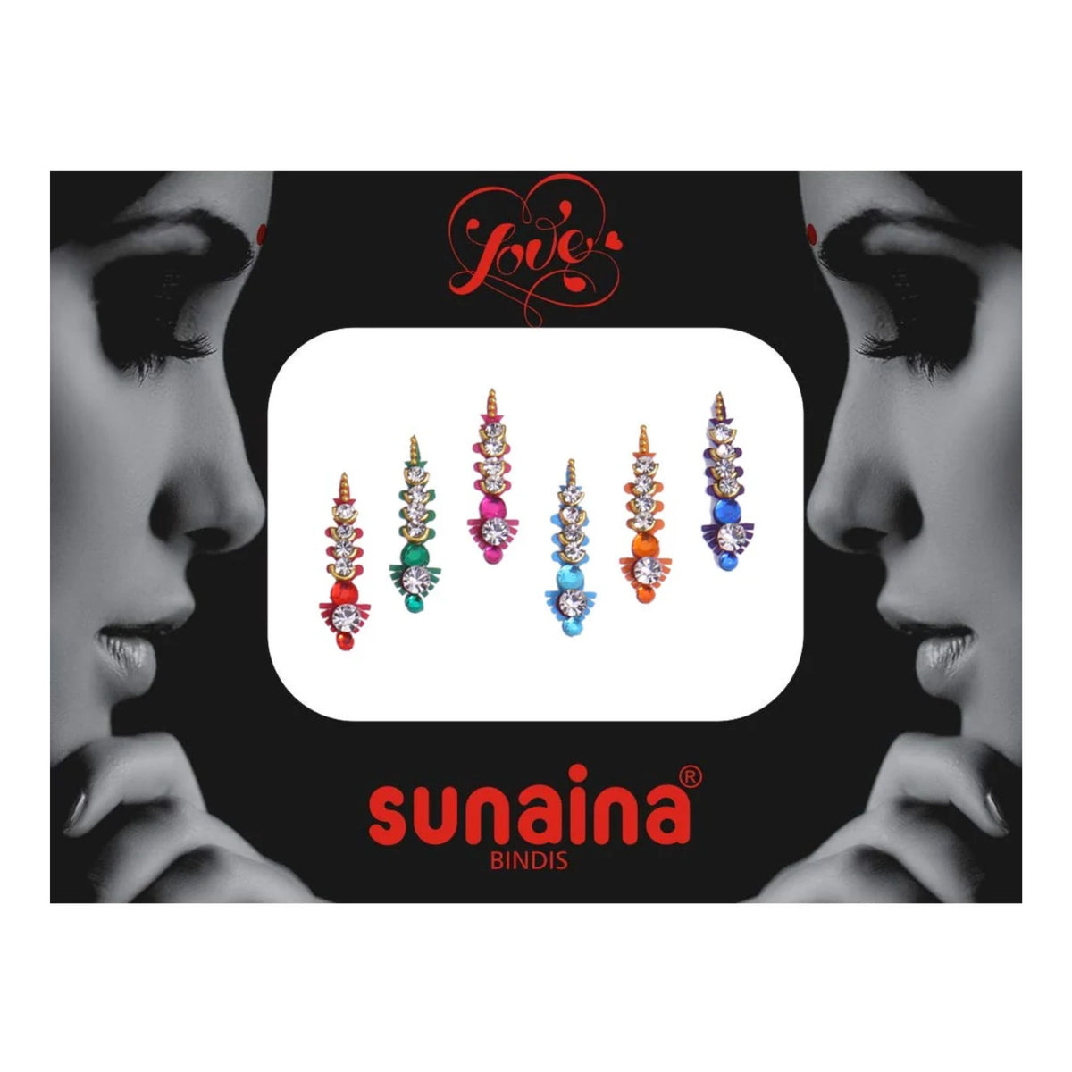 Sunaina Multicolor Long Designer Bindi
