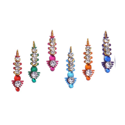 Sunaina Multicolor Long Designer Bindi