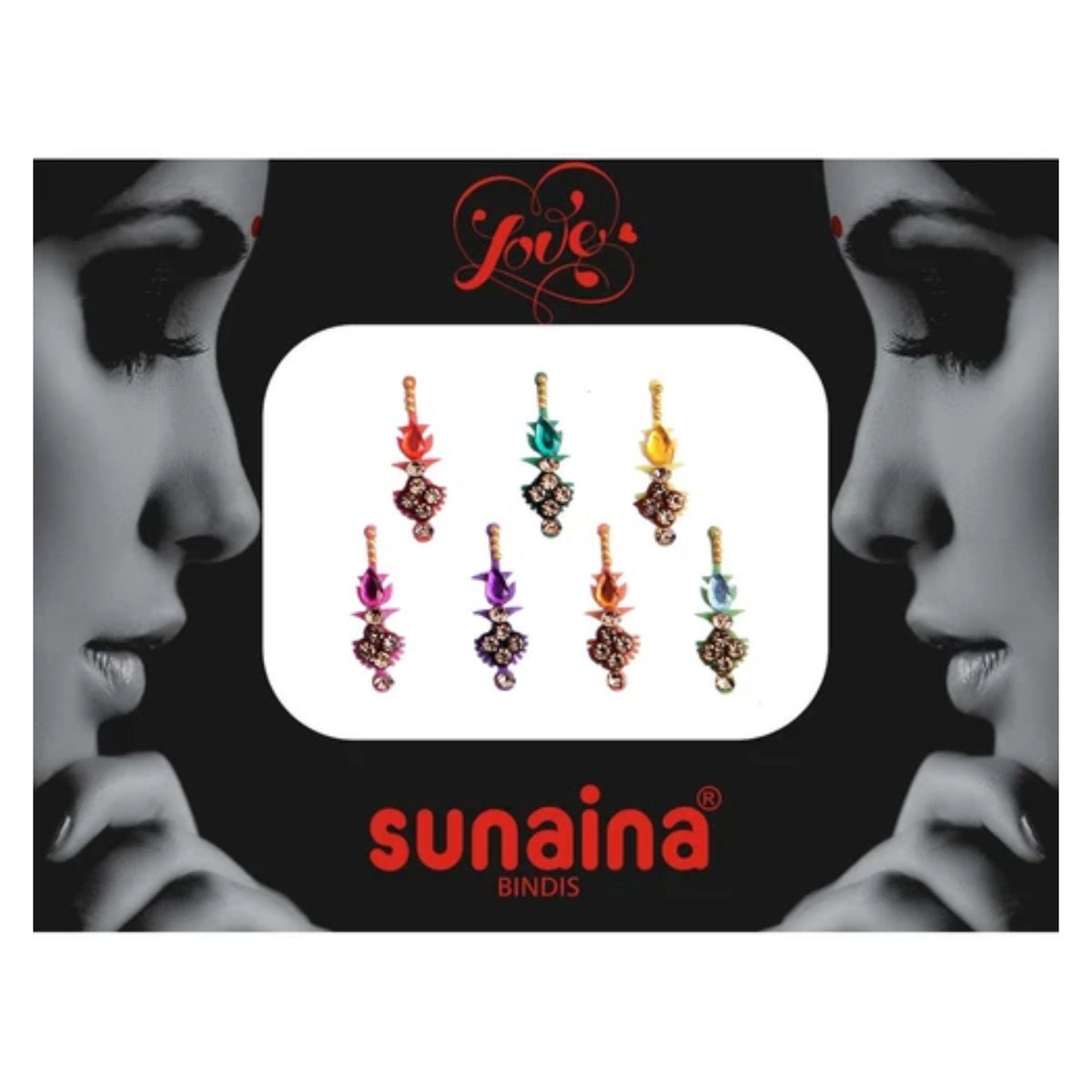 Sunaina Multicolor Long Designer Bindi