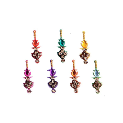 Sunaina Multicolor Long Designer Bindi