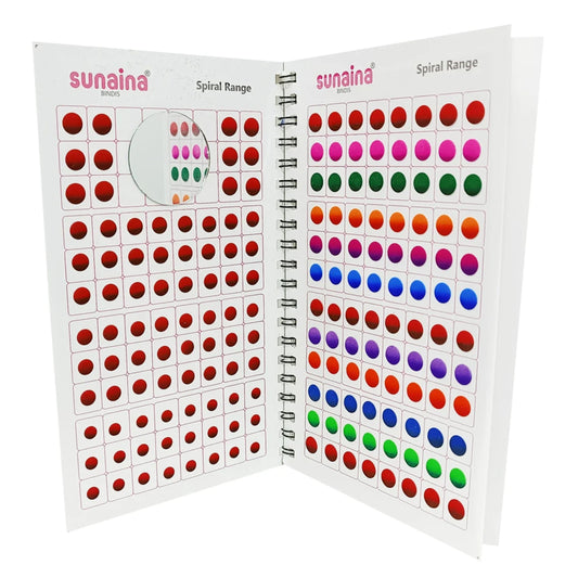 Sunaina Double Shade Spiral bindi book