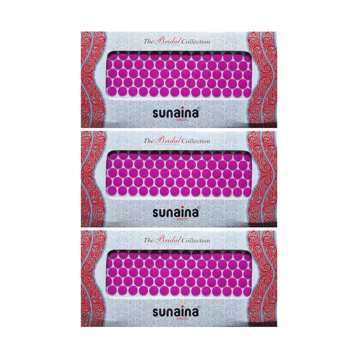 Sunaina Plain Bridal Collection Dark Pink