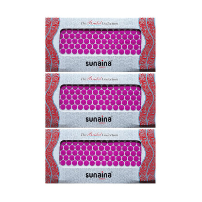 Sunaina Plain Bridal Collection Dark Pink