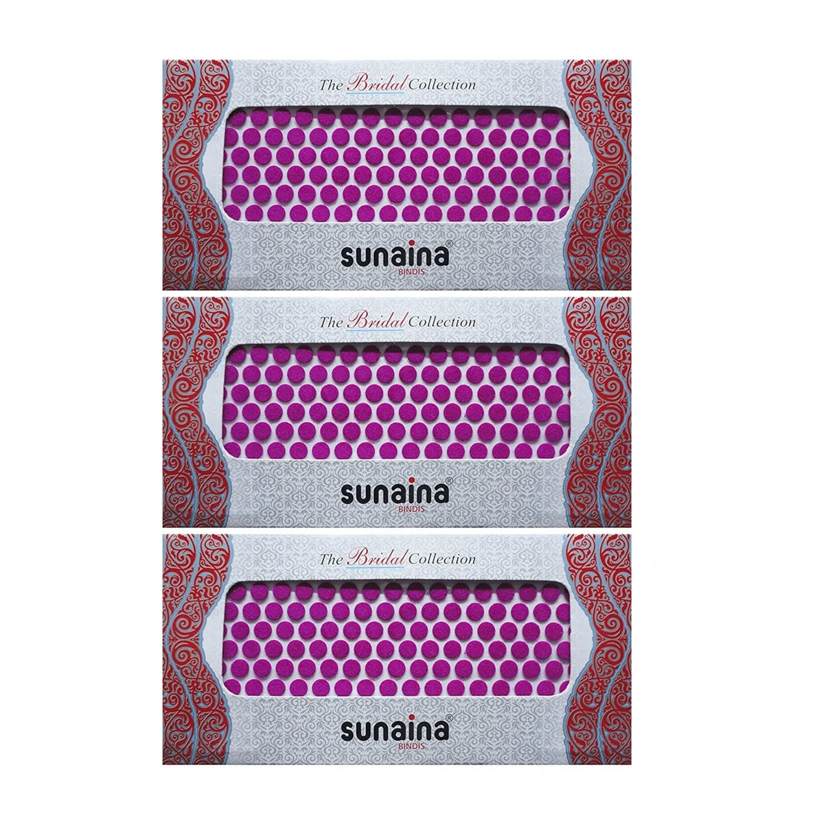 Sunaina Plain Bridal Collection Dark Pink