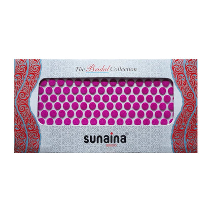 Sunaina Plain Bridal Collection Dark Pink