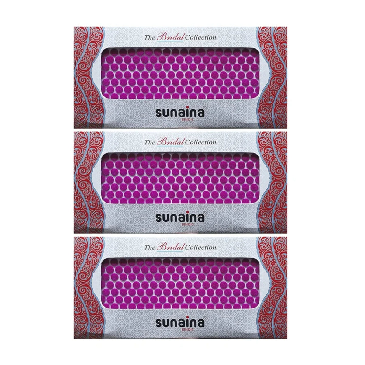 Sunaina Plain Bridal Collection Dark Pink