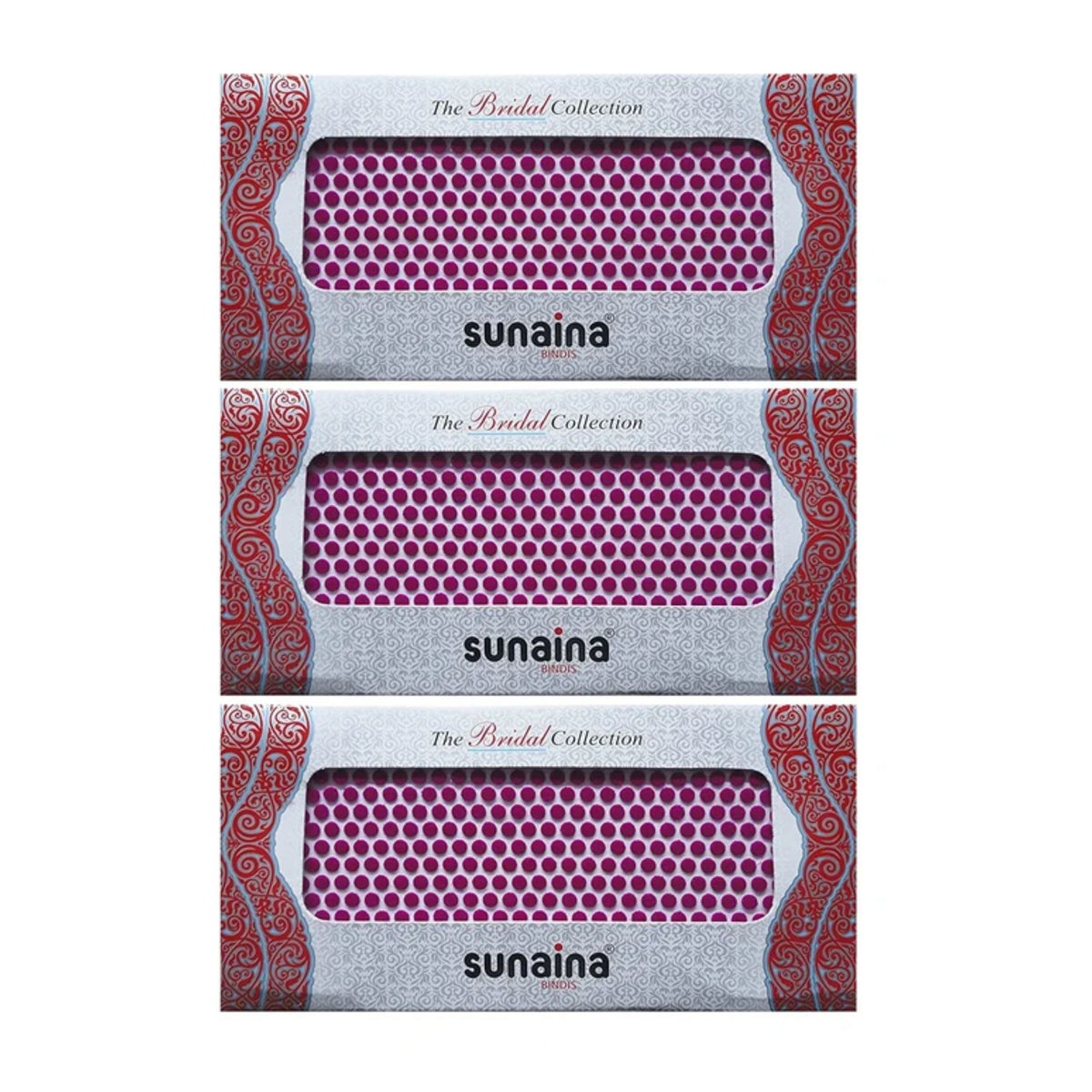 Sunaina Plain Bridal Collection Dark Pink