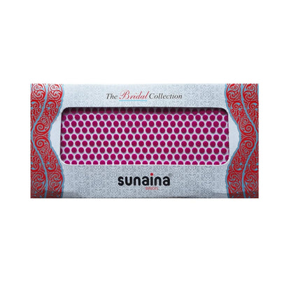 Sunaina Plain Bridal Collection Dark Pink