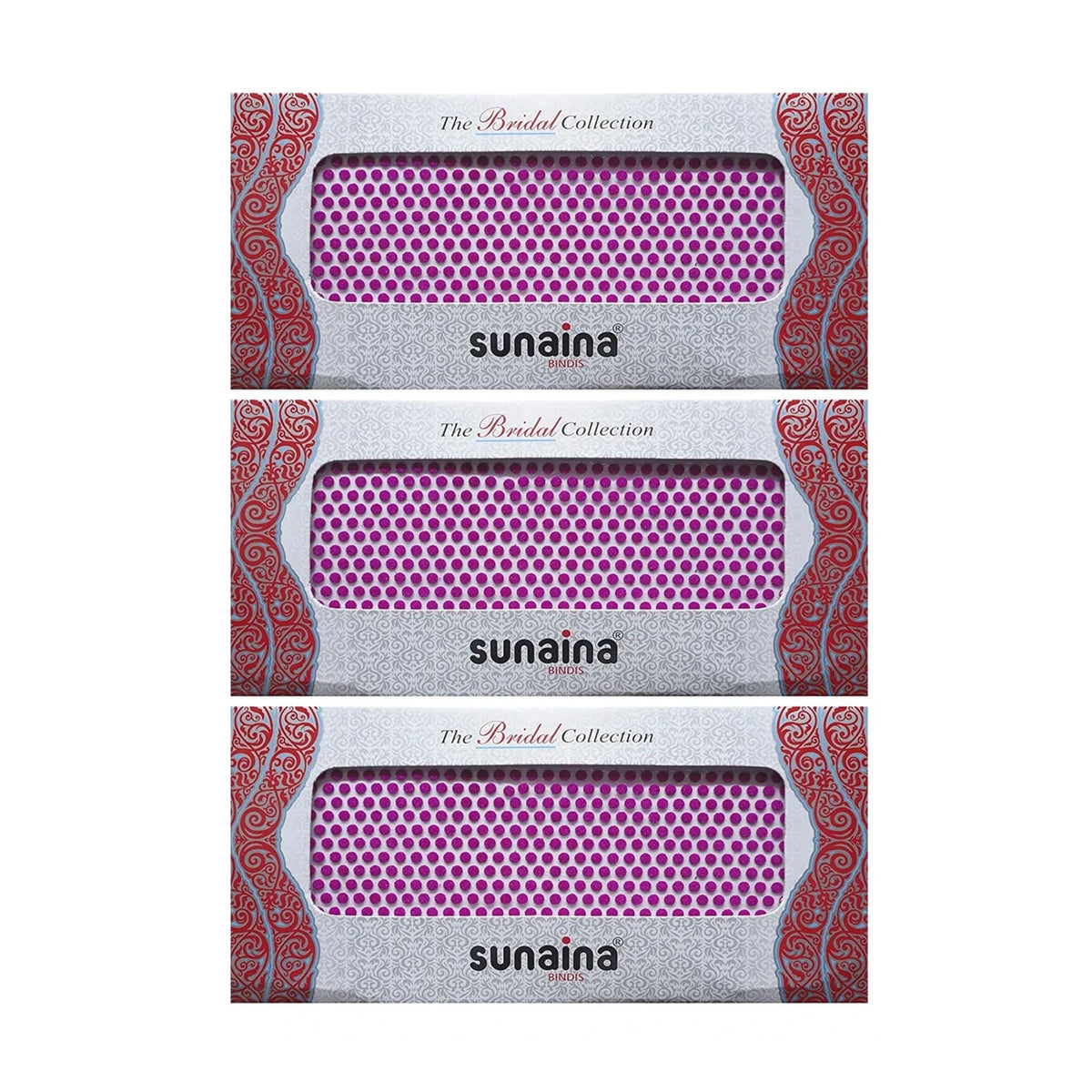 Sunaina Plain Bridal Collection Dark Pink