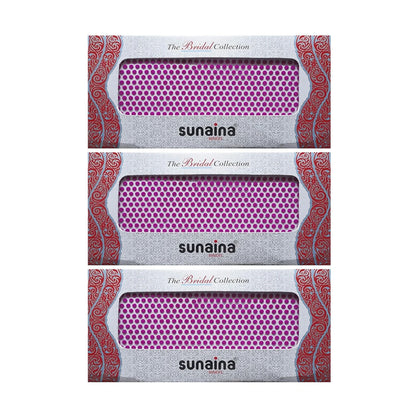 Sunaina Plain Bridal Collection Dark Pink