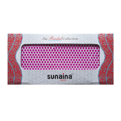 Sunaina Plain Bridal Collection Dark Pink