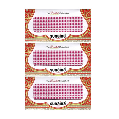 Sunaina Plain Bridal Collection Dark Pink