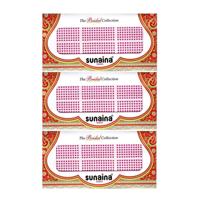 Sunaina Plain Bridal Collection Dark Pink