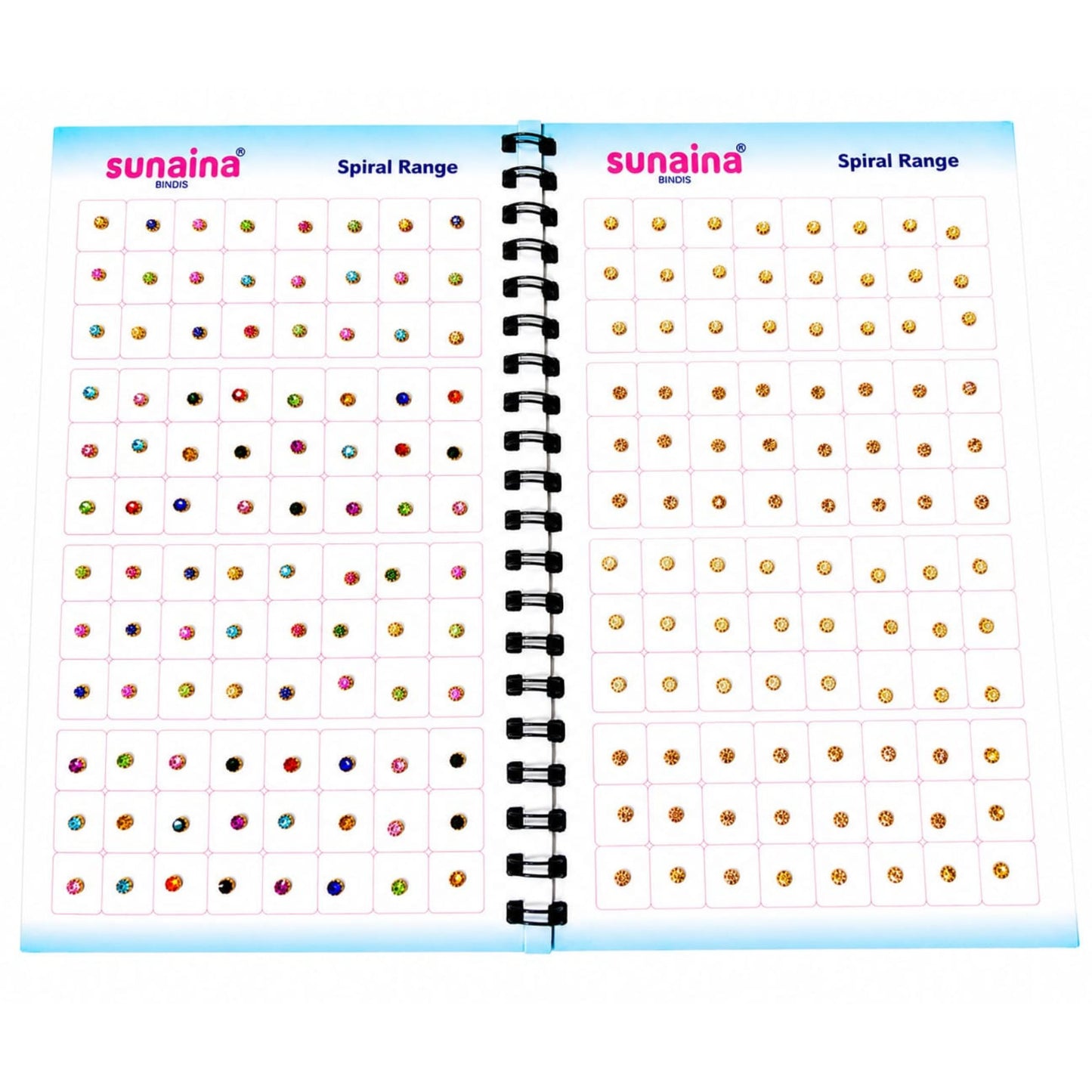 Sunaina Premium Multicolor Stone & Pearl Bindi Book for Women & Girls