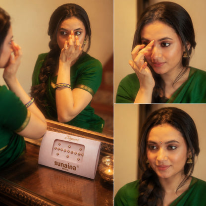 Sunaina Premium Elegant Stone Bindi for Women & Girls