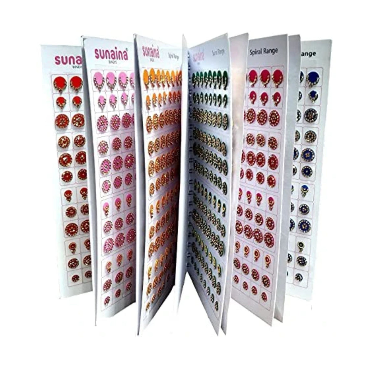 Sunaina Mix Designer Bindi Book(Golden Stone)