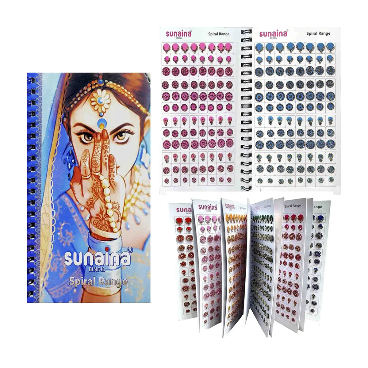 Sunaina Mix Designer Bindi Book(Golden Stone)