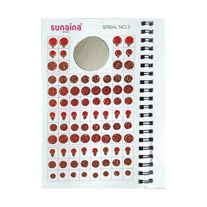 Sunaina Mix Designer Bindi Book(Golden Stone)