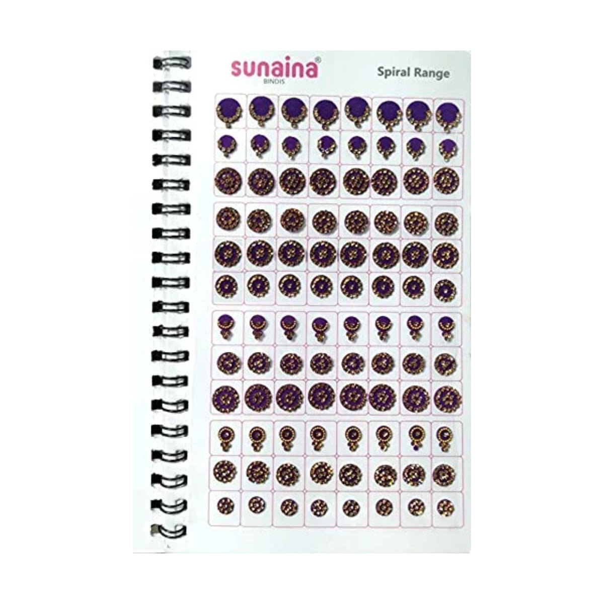 Sunaina Mix Designer Bindi Book(Golden Stone)