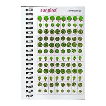 Sunaina Mix Designer Bindi Book(Golden Stone)