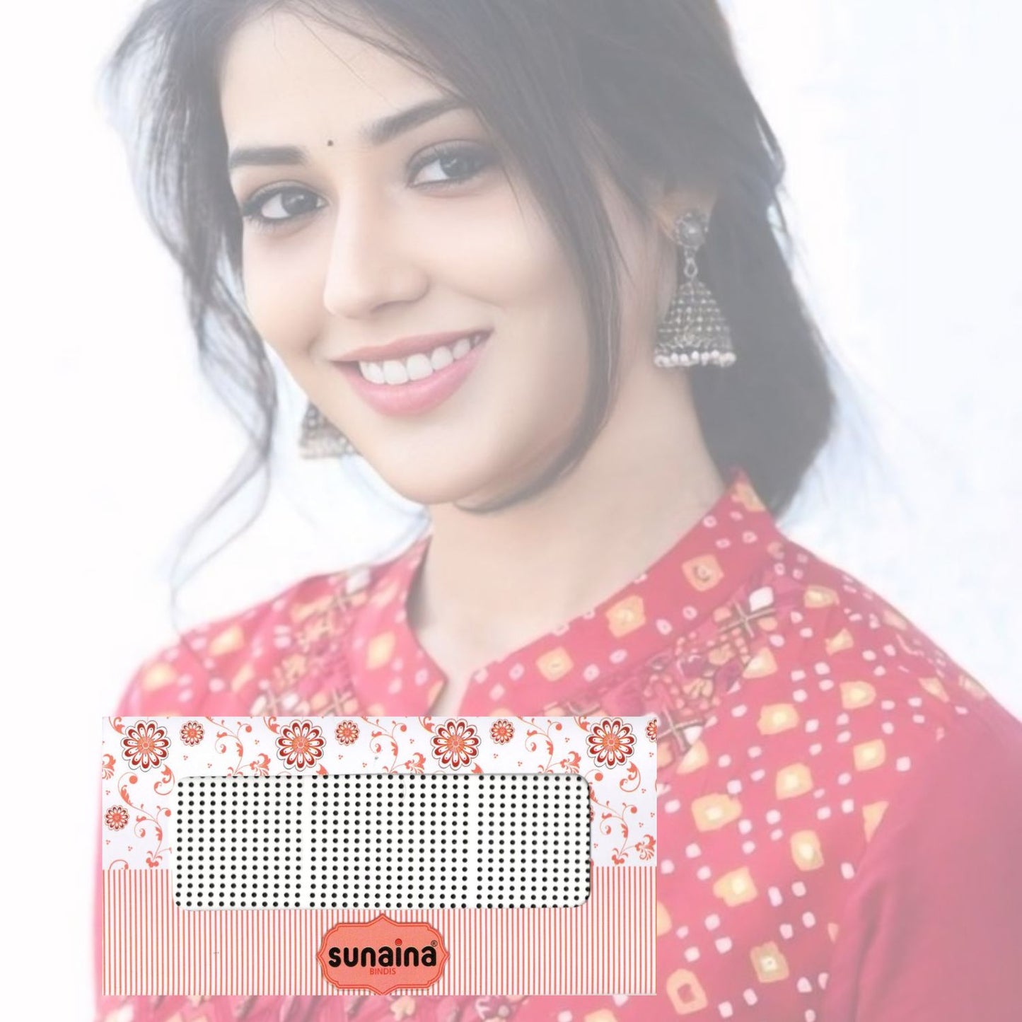 Bridal Collection BLACK Bindi for Women (size-9) (Size 1.5mm)