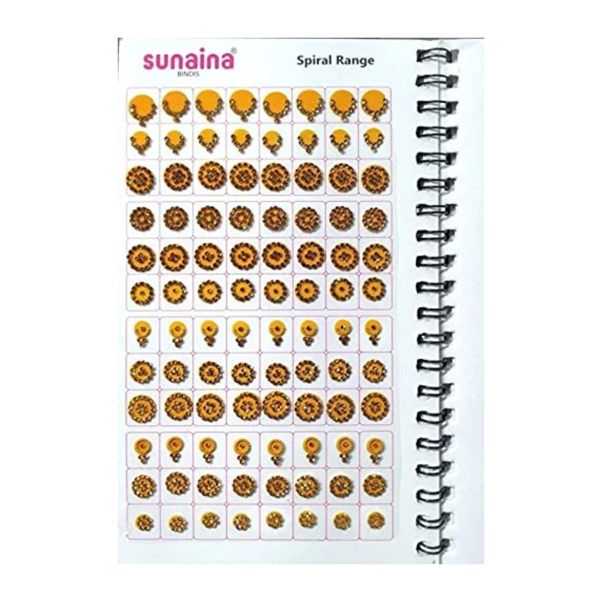 Sunaina Mix Designer Bindi Book(Golden Stone)
