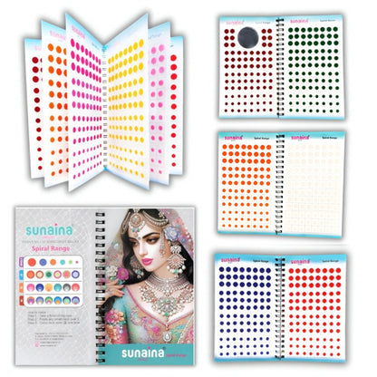 Spiral Premium Collection Bindi 10 Exotic Colour Bindi Book For Women
