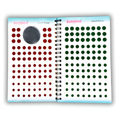 Spiral Premium Collection Bindi 10 Exotic Colour Bindi Book For Women