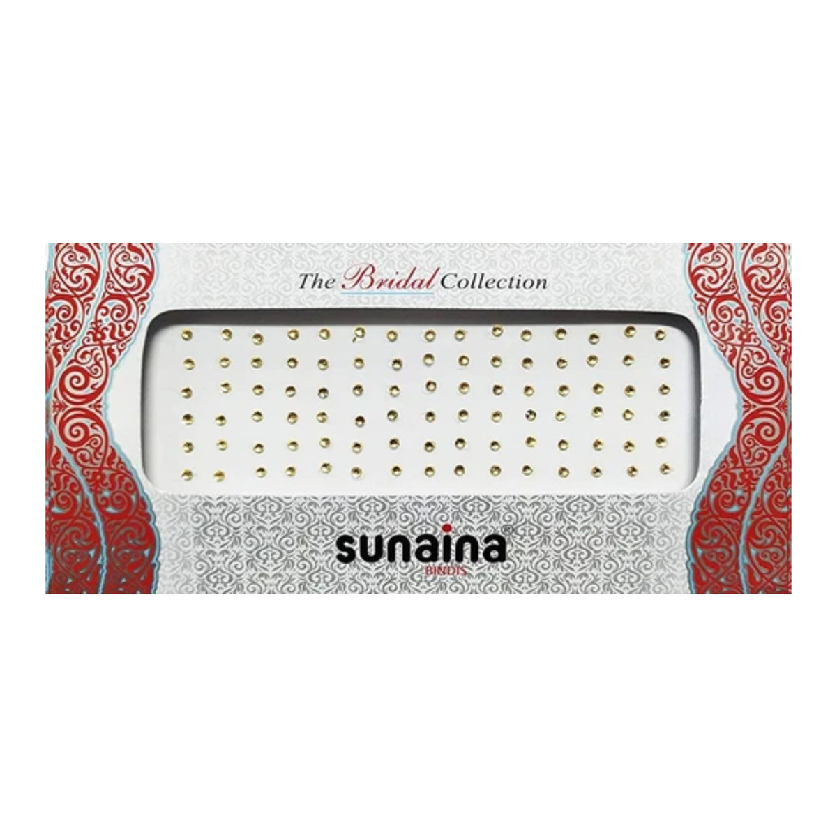 Sunaina Bridal Collection Mix Size Golden Stone Bindi