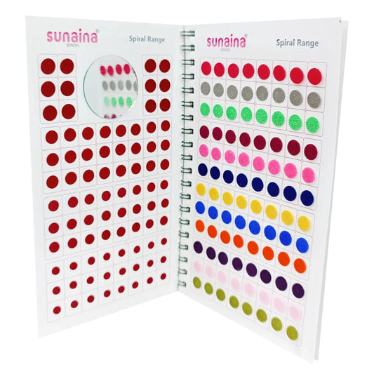 Sunaina Plain Round Multicolor Bindi Book