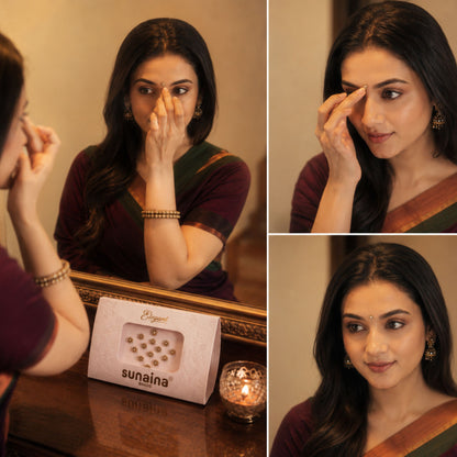 Sunaina Premium Elegant Stone Bindi for Girls & Womens