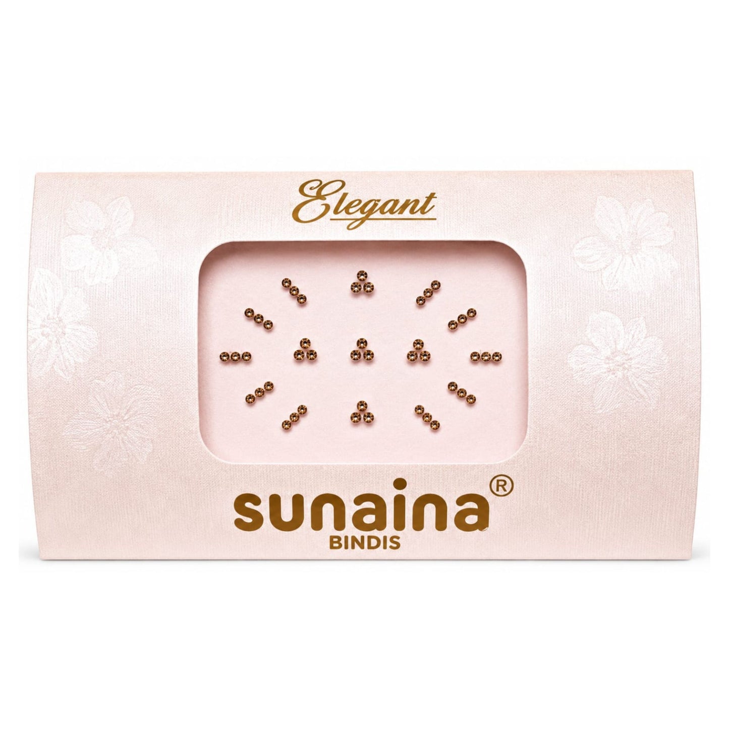Sunaina Premium Elegant Luxury 3 Stone Long & Triangle Shape Bindi for  Girls & Women