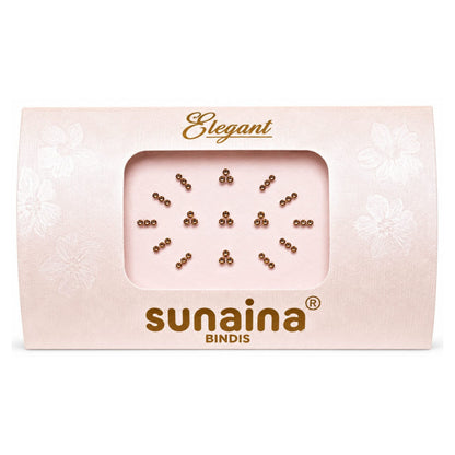 Sunaina Premium Elegant Luxury 3 Stone Long & Triangle Shape Bindi for  Girls & Women