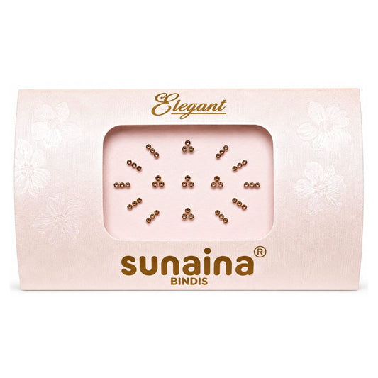 Sunaina Premium Elegant Luxury 3 Stone Long & Triangle Shape Bindi for  Girls & Women