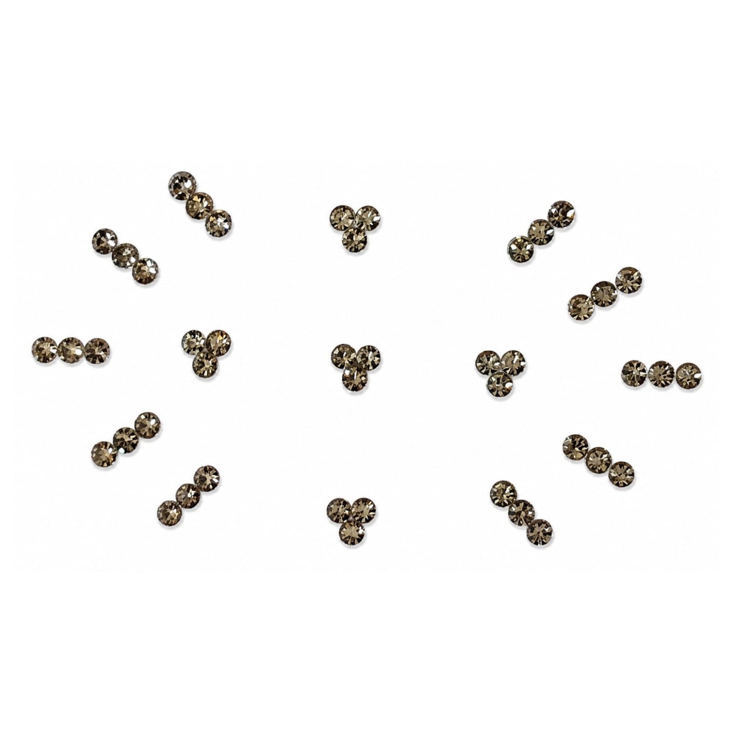 Sunaina Premium Elegant Luxury 3 Stone Long & Triangle Shape Bindi for  Girls & Women