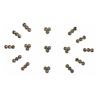 Sunaina Premium Elegant Luxury 3 Stone Long & Triangle Shape Bindi for  Girls & Women