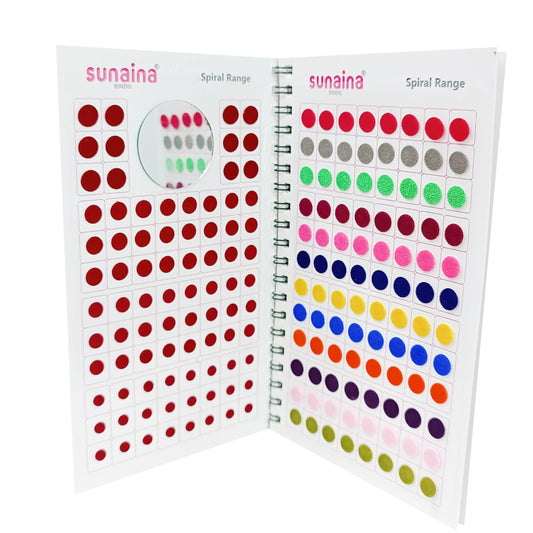 Sunaina Plain Round Multicolor Bindi Book
