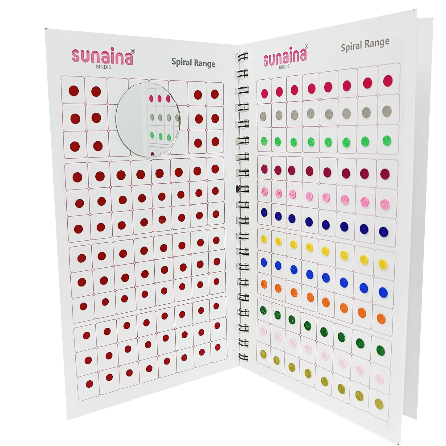 Sunaina Spiral Plain Mini Size Multicolor Bindi bindi Book