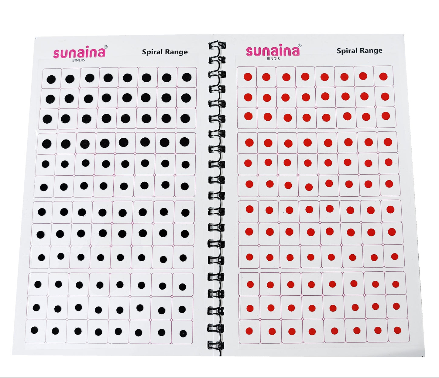 Sunaina Spiral Plain Mini Size Multicolor Bindi bindi Book