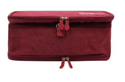 Sunaina Maroon 3 Layer Undergarments Organizer Bag