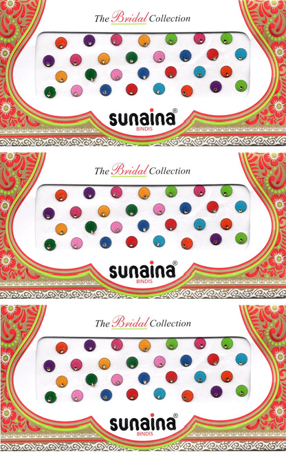 Sunaina Traditional Multicolor Parvati Outline (Golden Stone)