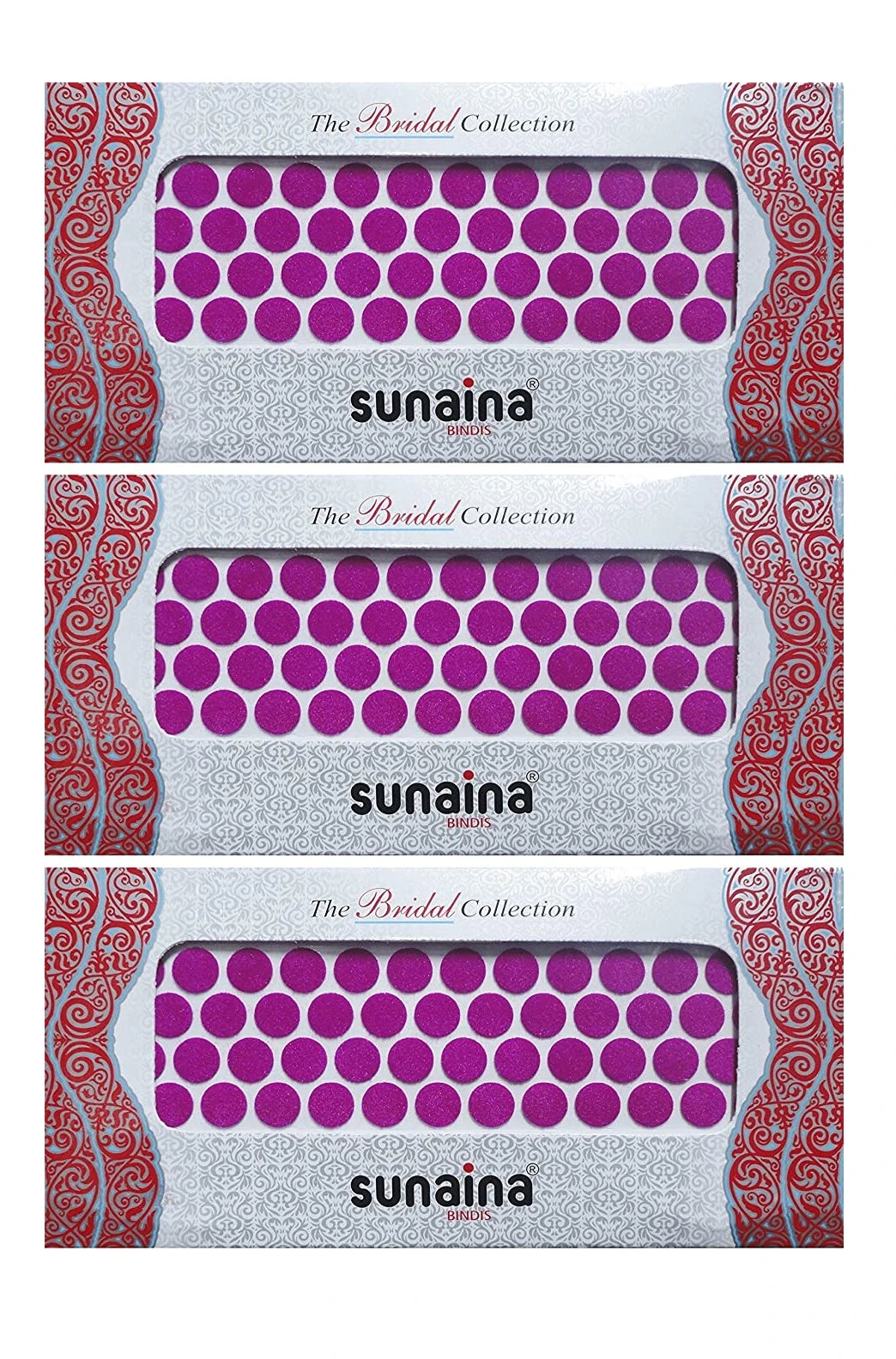 Sunaina Plain Bridal Collection Dark Pink