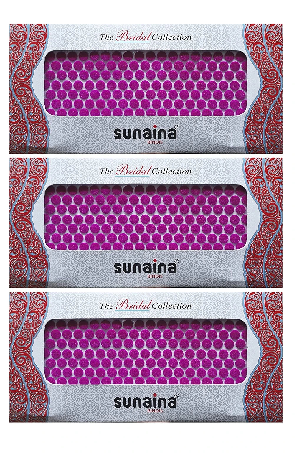 Sunaina Plain Bridal Collection Dark Pink